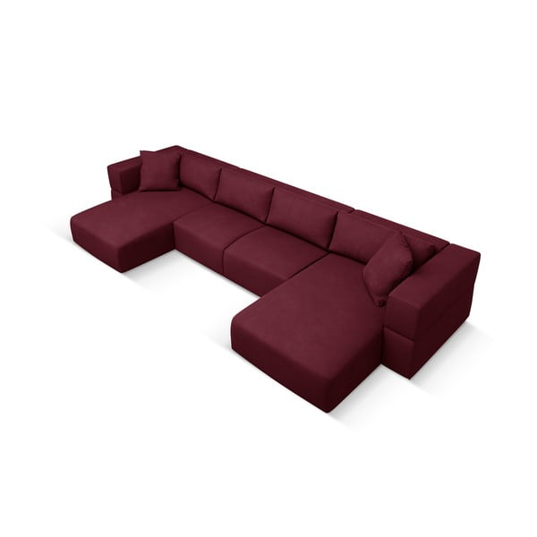 Bordowy narożnik (w kształcie litery U) Esther – Milo Casa-image-2