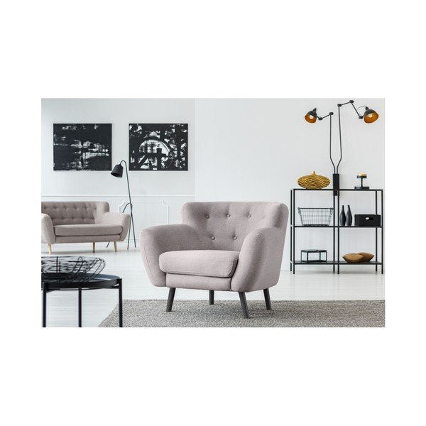 Beżowy fotel Cosmopolitan design Hampstead-image-4