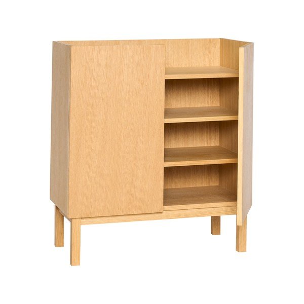 Szafka w dekorze dębu w naturalnym kolorze 80x90x40 cm Ark – Hübsch-image-4