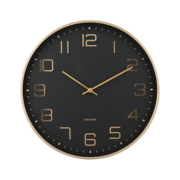 Zegar ścienny ø 40 cm Elegance Glow – Karlsson