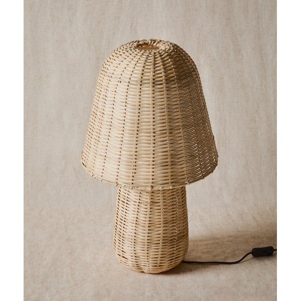 Rattanowa lampa stołowa w naturalnym kolorze (wysokość 65 cm) Neuda – Kave Home-image-1