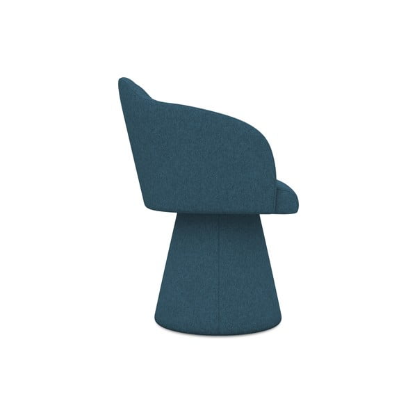 Niebieski tapicerowany fotel jadalniany Kanoa – Makamii-image-2