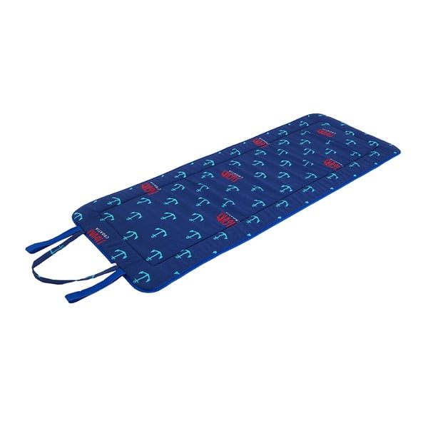 Niebieska ogrodowa poduszka do siedzenia na leżak 52x148 cm   Anchors – B.E.S.