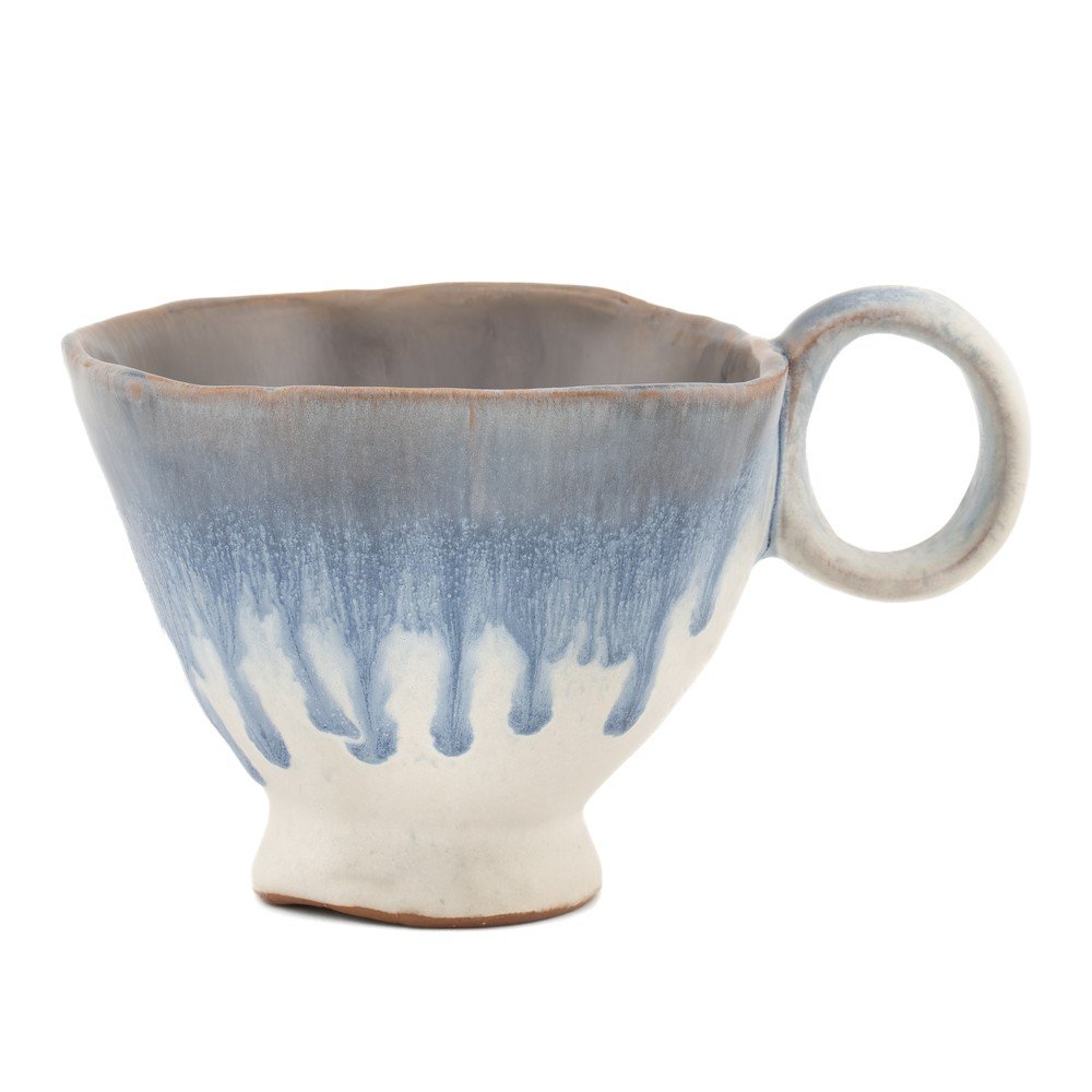 Niebieska filiżanka ceramiczna Colette – Sass & Belle