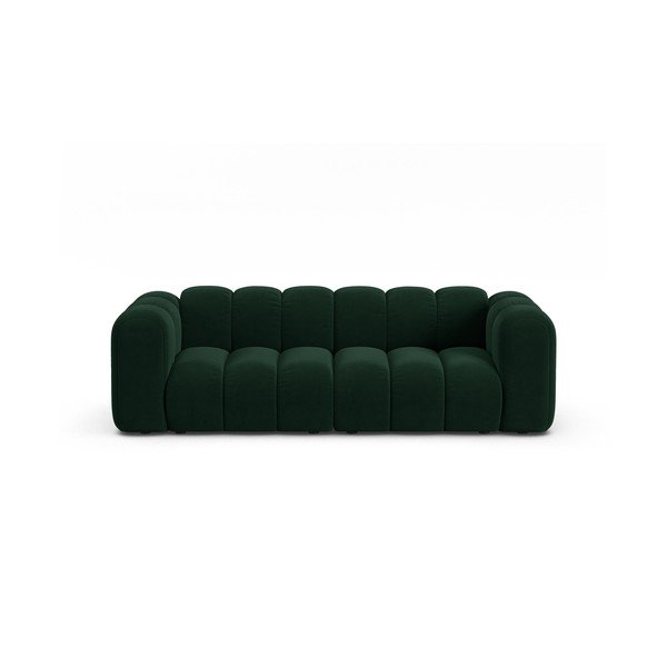 Ciemnozielona sofa 228 cm Lupine – Micadoni Home