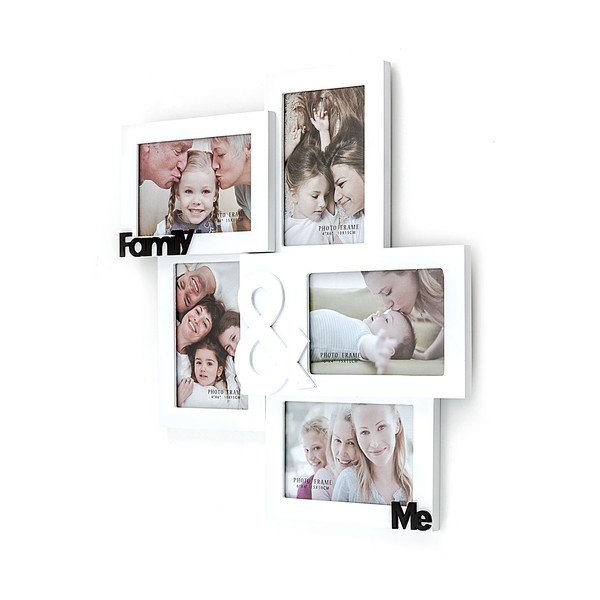 Drewniana ramka ścienna na zdjęcia Tomasucci Family And Me, na fotografie o wym. 10x15 cm-image-1