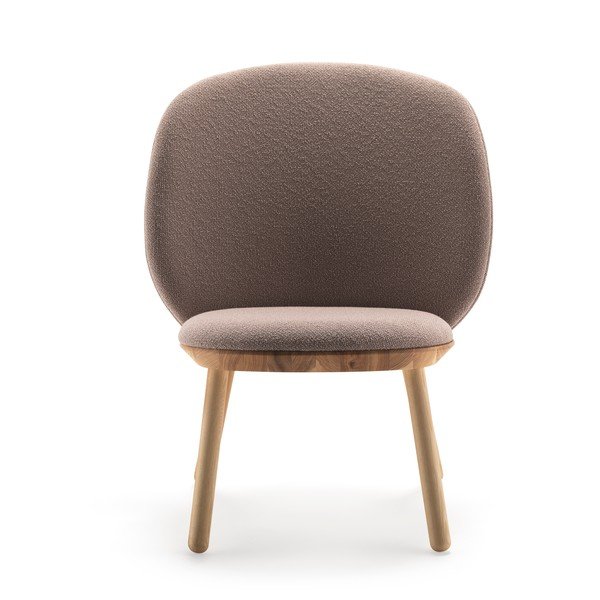 Beżowy wełniany fotel EMKO Naïve-image-2