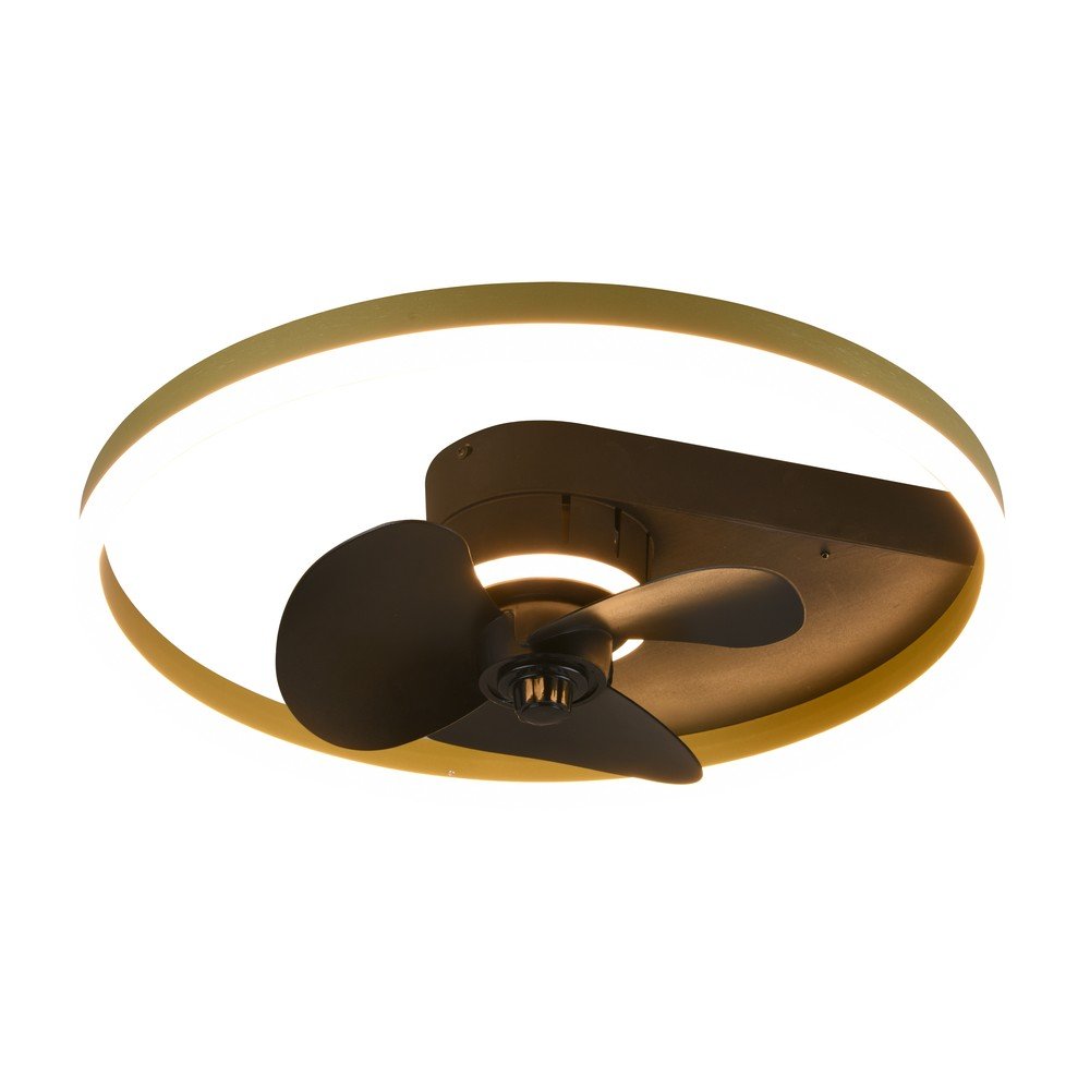 Lampa sufitowa LED w kolorze matowej czerni Borgholm – Reality (zdjęcie 3)