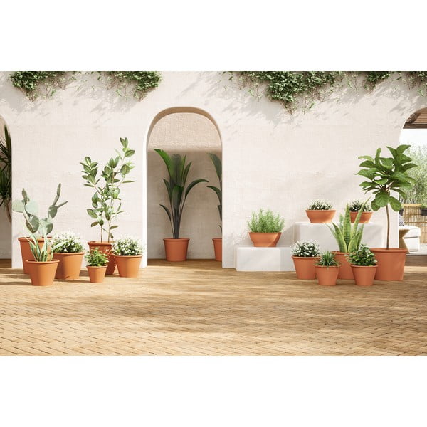 Terakotowa doniczka ø 39 cm Saramago Cilindro – Artevasi-image-2