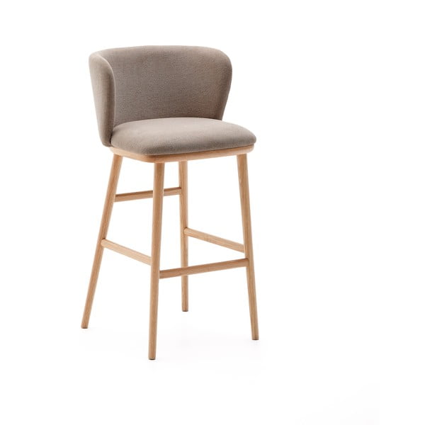 Jasnobrązowy hoker (wysokość siedziska 75,5 cm) Ciselia – Kave Home