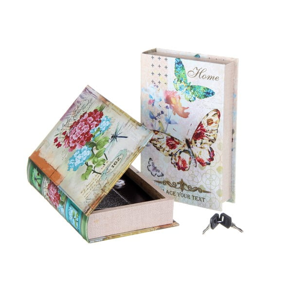 Pudełko w kształcie książki Unimasa Butterfly, 16x24x4,7 cm