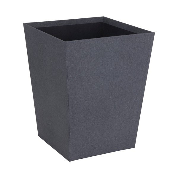 Czarny kosz na śmieci Sofia Canvas Paper Laminate – Bigso-image-3