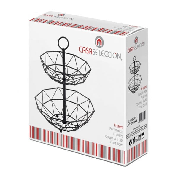 Metalowy koszyk na owoce – Casa Selección-image-3