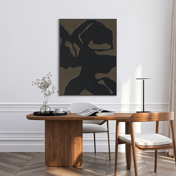 Obraz 3D z ramą w zestawie/akustyczny 90x120 cm Silent Shadows 1 – Malerifabrikken-image-1