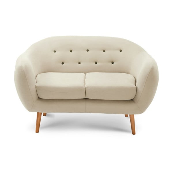 Kremowa sofa 2-osobowa Scandi by Stella Cadente Maison Constellation