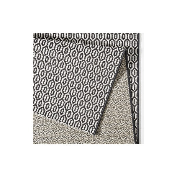 Czarno-biały chodnik zewnętrzny NORTHRUGS Coin, 80x200 cm-image-1