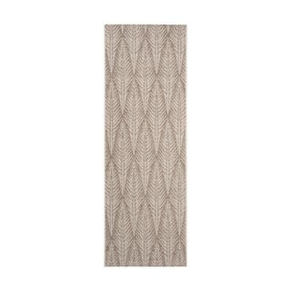 Brązowobeżowy chodnik odpowiedni na zewnątrz NORTHRUGS Pella, 70x200 cm
