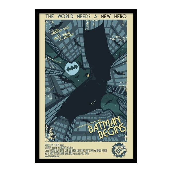 Plakat Batman Begins, 35x30 cm