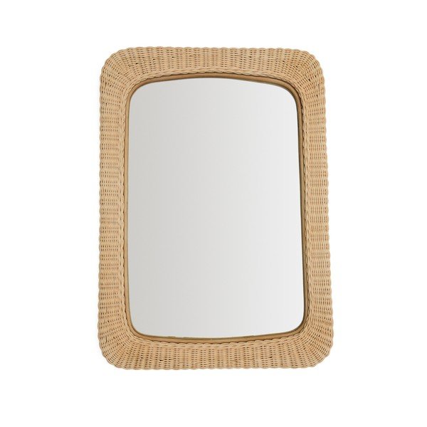 Lustro ścienne z rattanową ramą 58x79 cm Zilna – Kave Home-image-3