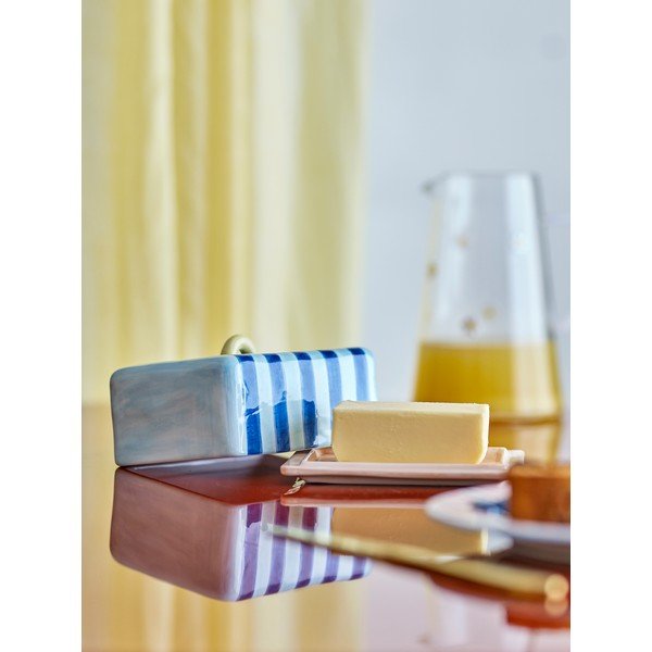 Niebieska maselniczka ceramiczna Phoenix – Bloomingville-image-4