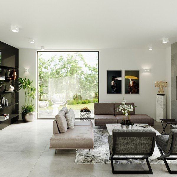 Biały kinkiet Lorum Maxi – Sollux-image-1