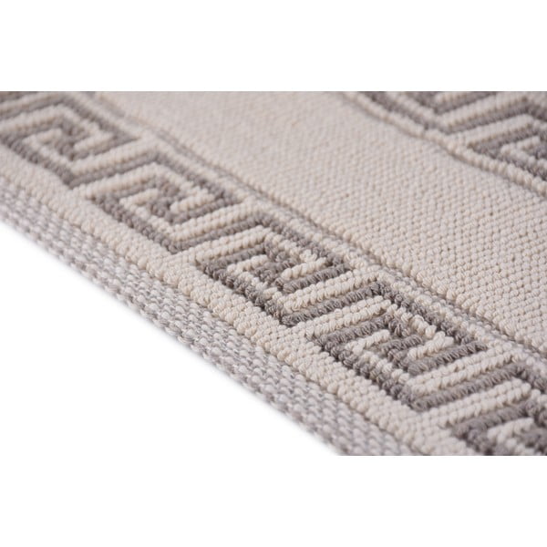 Kremowe bawełniane dywaniki na schody zestaw 16 szt. 25x65 cm Versace Bej – Vitaus-image-4