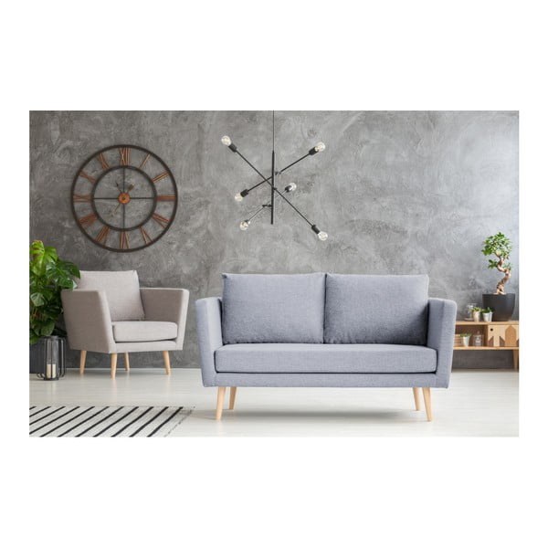 Jasnoniebieska sofa 2-osobowa Mazzini Sofas Cactus-image-4