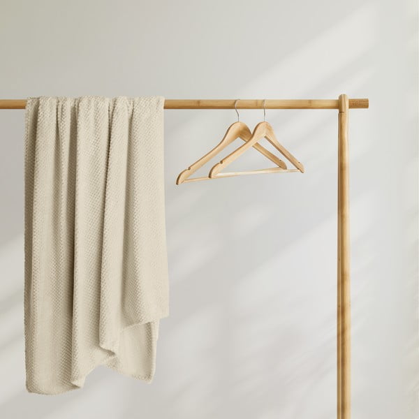 Beżowy koc z mikrowłókna DecoKing Henry, 150x200 cm-image-4