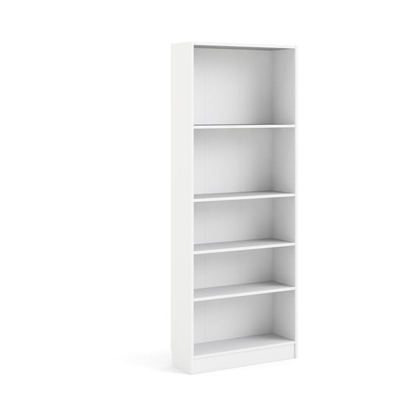 Biały regał Tvilum Basic, 79 x 203 cm-image-2