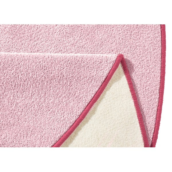 Jasnoróżowy okrągły dywan ø 133 cm Fancy – Hanse Home-image-3