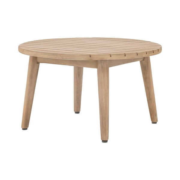Okrągły stolik z litego drewna akacjowego w naturalnym kolorze ø 64 cm Sorrento – Bloomingville