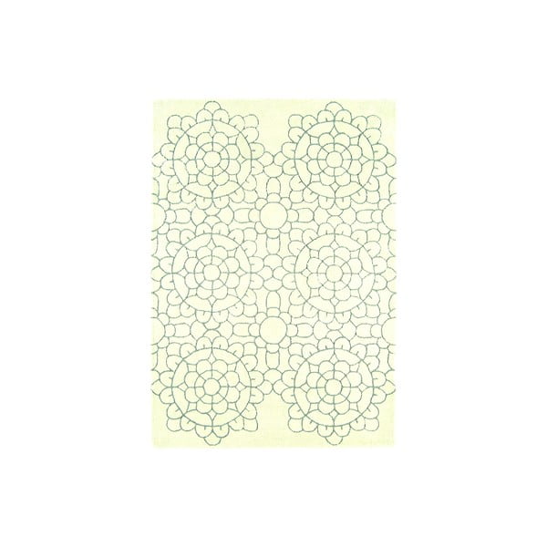 Wełniany dywan Matrix Crochet Cream, 160x230 cm
