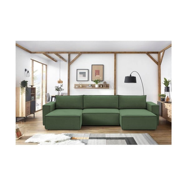 Zielony narożnik (w kształcie litery U) Nihad – Bobochic Paris-image-1