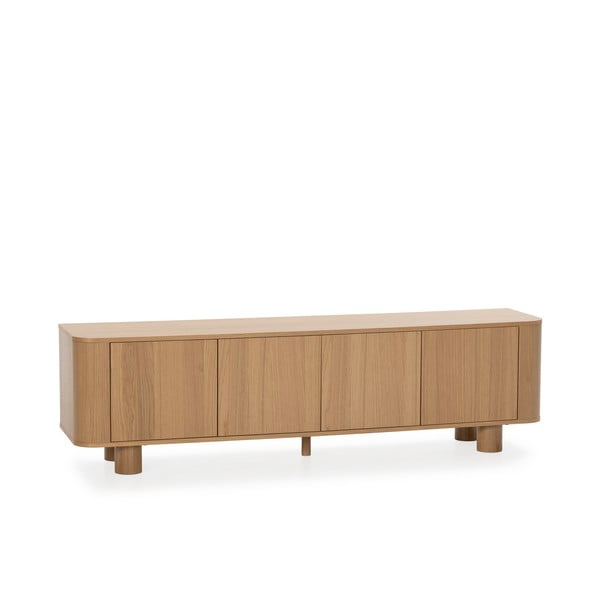 Szafka pod TV w dekorze dębu w naturalnym kolorze 180x50,5x40 cm Padoc – MOME-image-3