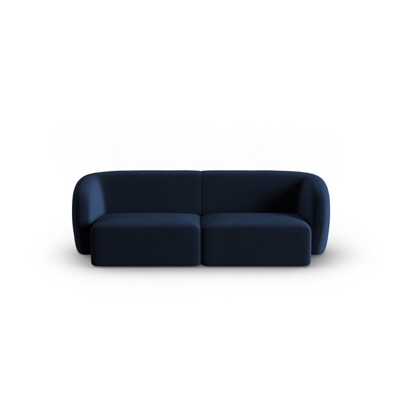 Niebieska aksamitna sofa 188 cm Paolo – Milo Casa