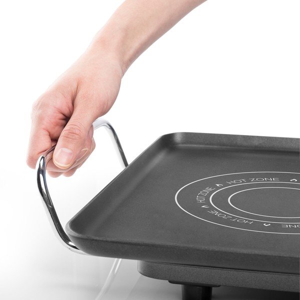 Czarny elektryczny grill stołowy Princess Table Chef Hot-Zone, moc 2500W-image-3