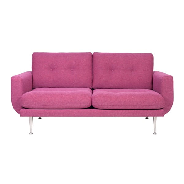 Różowofioletowa sofa 2-osobowa Scandic Fly