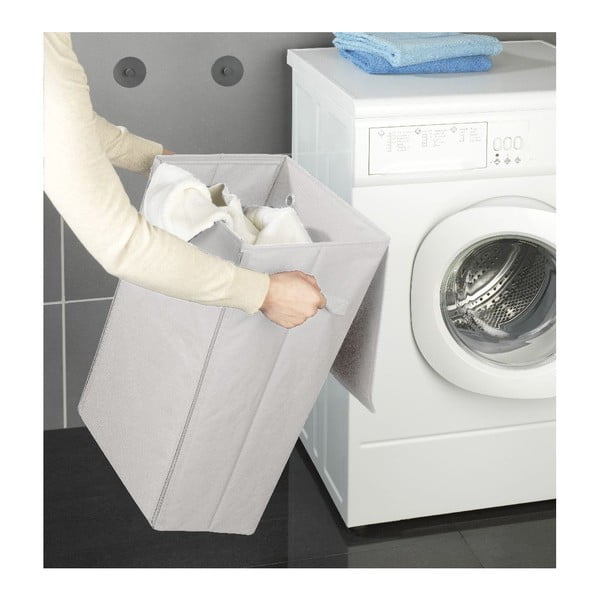 Beżowy wiszący kosz na pranie z przyssawkami Wenko Turbo-Loc, 30 l-image-2