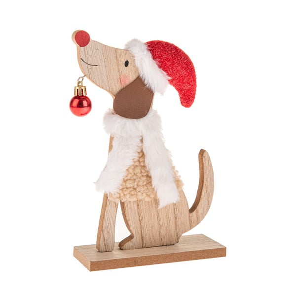 Drewniana figurka świąteczna (wysokość 21 cm) Dog – Dakls