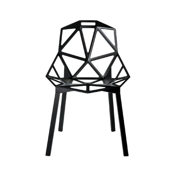 Czarne krzesło Magis One