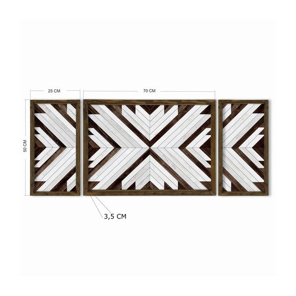 Obrazy zestaw 3 szt. 70x50 cm – Wallity-image-3