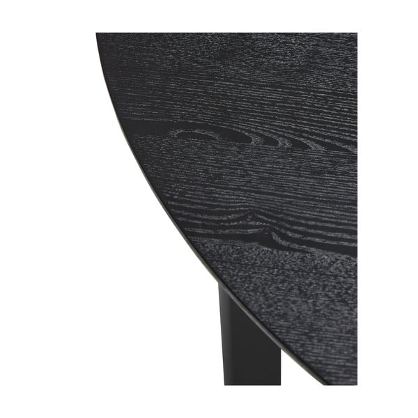 Czarny okrągły stół ø 120 cm Fjord – Hübsch-image-3