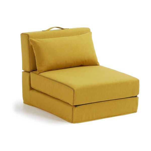 Żółty fotel Arty – Kave Home
