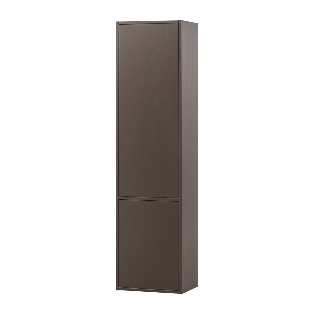 Ciemnobrązowa szafka modułowa z litego drewna sosnowego 55x215 cm Meggy – WOOOD