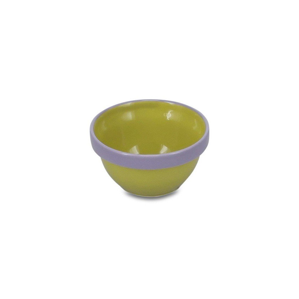 Zielona/fioletowa kamionkowa miska 170 ml Duo – ONA