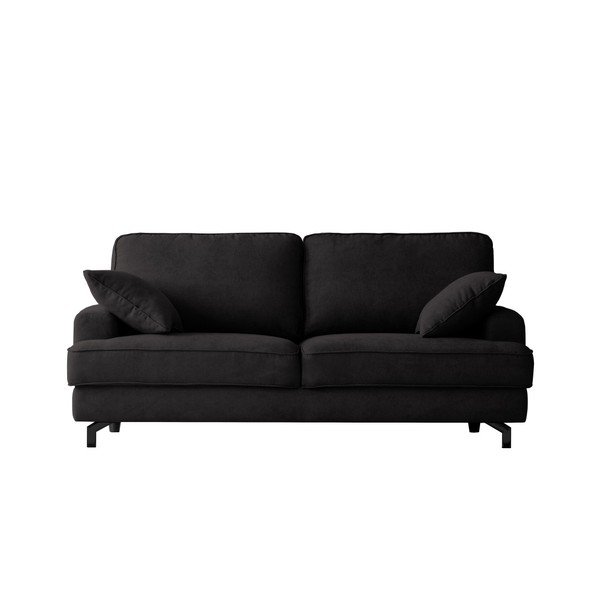 Czarna sofa trzyosobowa Kooko Home Salsa