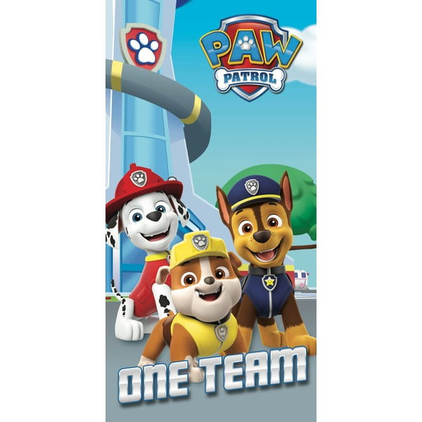 Bawełniany ręcznik dziecięcy 70x140 cm Paw Patrol – Jerry Fabrics