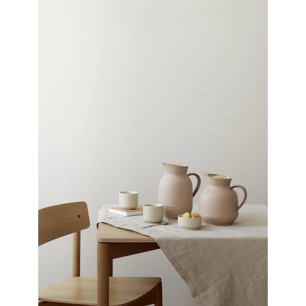 Brzoskwiniowy plastikowy dzbanek termos 1 l Amphora – Stelton-image-1