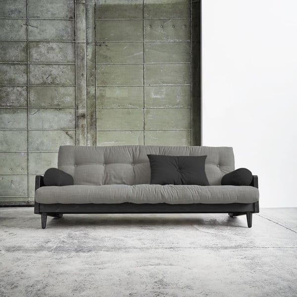 Sofa rozkładana Karup Indie Black/Granite Grey/Dark Grey-image-1
