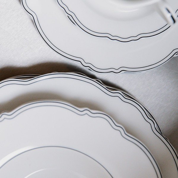 Białe talerze zestaw 2 szt. ø 28 cm Odette – S|P Collection-image-3